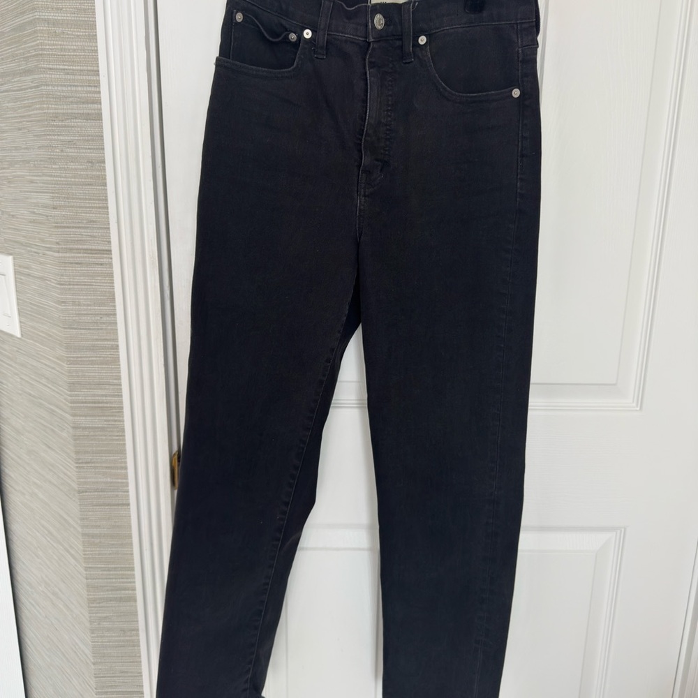 Madewell Classic Straight Jean in Black